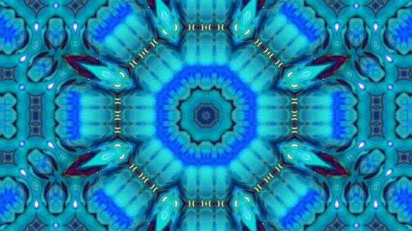 Soyut boya fırça mürekkep patlayabilir formanın düzgün kavramı simetrik desen süs dekoratif Kaleidoscope hareketi geometrik daire ve yıldız şekli