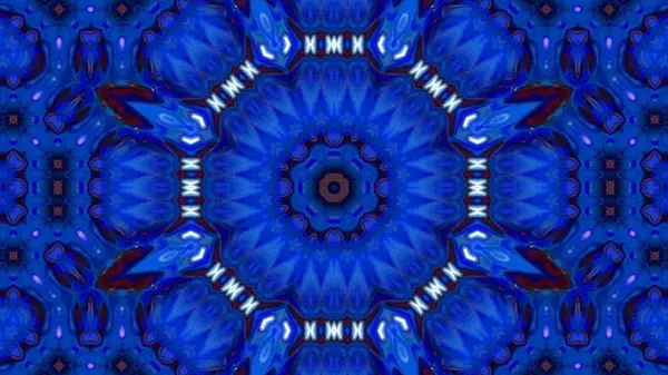 Soyut boya fırça mürekkep patlayabilir formanın düzgün kavramı simetrik desen süs dekoratif Kaleidoscope hareketi geometrik daire ve yıldız şekli