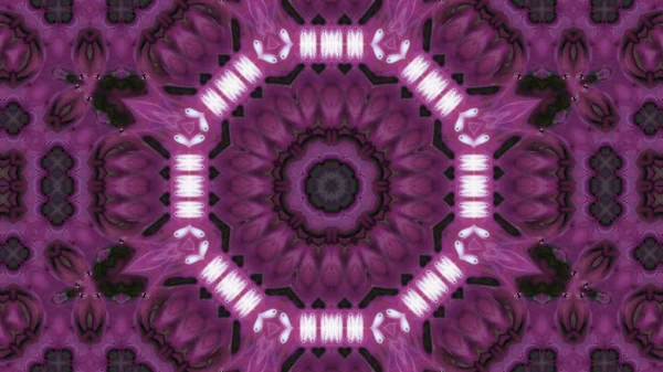 Soyut boya fırça mürekkep patlayabilir formanın düzgün kavramı simetrik desen süs dekoratif Kaleidoscope hareketi geometrik daire ve yıldız şekli