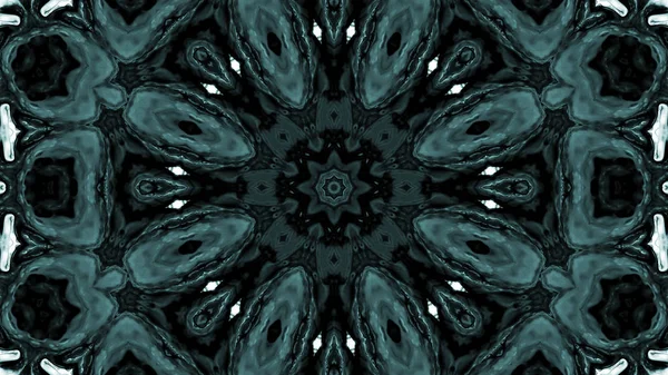 Soyut boya fırça mürekkep patlayabilir formanın düzgün kavramı simetrik desen süs dekoratif Kaleidoscope hareketi geometrik daire ve yıldız şekli