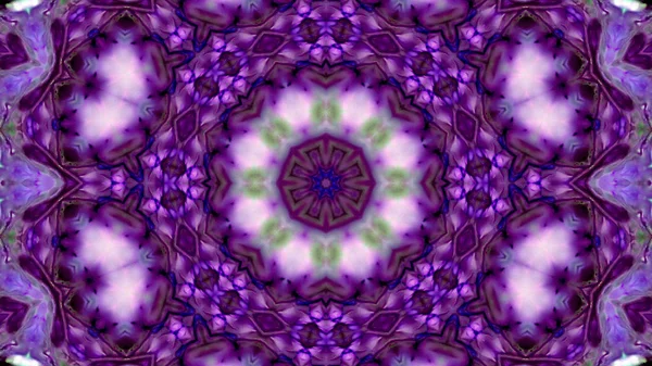 Soyut boya fırça mürekkep patlayabilir formanın düzgün kavramı simetrik desen süs dekoratif Kaleidoscope hareketi geometrik daire ve yıldız şekli