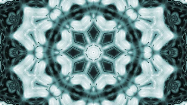 Soyut boya fırça mürekkep patlayabilir formanın düzgün kavramı simetrik desen süs dekoratif Kaleidoscope hareketi geometrik daire ve yıldız şekli