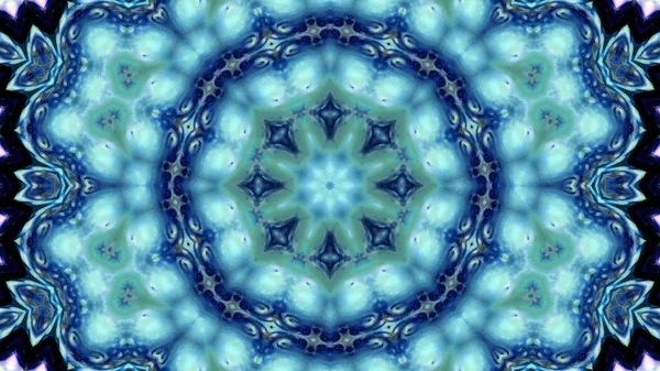 Soyut boya fırça mürekkep patlayabilir formanın düzgün kavramı simetrik desen süs dekoratif Kaleidoscope hareketi geometrik daire ve yıldız şekli