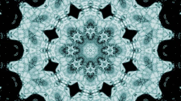 Soyut boya fırça mürekkep patlayabilir formanın düzgün kavramı simetrik desen süs dekoratif Kaleidoscope hareketi geometrik daire ve yıldız şekli