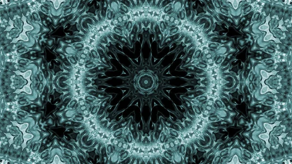 Soyut boya fırça mürekkep patlayabilir formanın düzgün kavramı simetrik desen süs dekoratif Kaleidoscope hareketi geometrik daire ve yıldız şekli