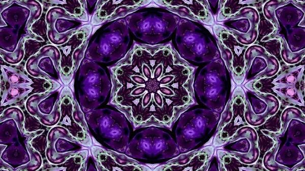 Soyut boya fırça mürekkep patlayabilir formanın düzgün kavramı simetrik desen süs dekoratif Kaleidoscope hareketi geometrik daire ve yıldız şekli