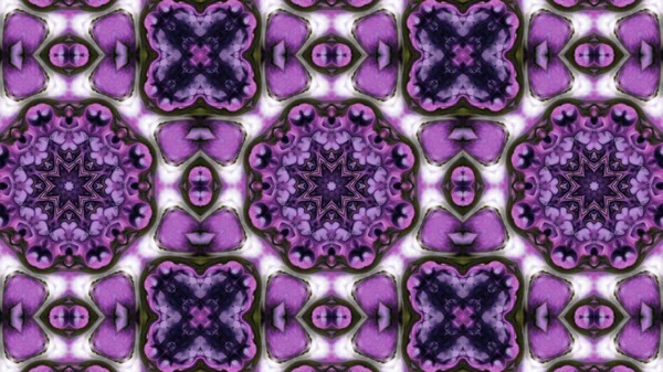 Soyut boya fırça mürekkep patlayabilir formanın düzgün kavramı simetrik desen süs dekoratif Kaleidoscope hareketi geometrik daire ve yıldız şekli