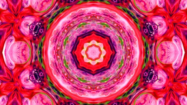 Soyut boya fırça mürekkep patlayabilir formanın düzgün kavramı simetrik desen süs dekoratif Kaleidoscope hareketi geometrik daire ve yıldız şekli