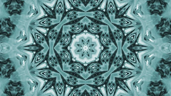 Soyut boya fırça mürekkep patlayabilir formanın düzgün kavramı simetrik desen süs dekoratif Kaleidoscope hareketi geometrik daire ve yıldız şekli