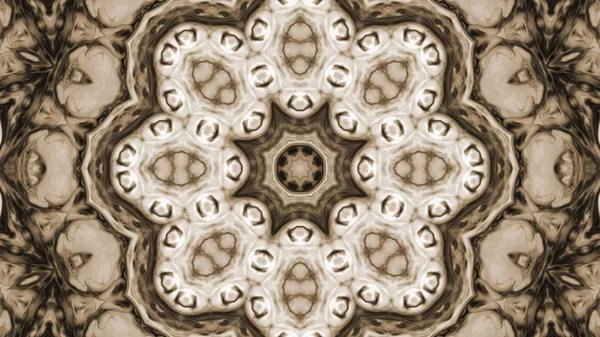 Soyut boya fırça mürekkep patlayabilir formanın düzgün kavramı simetrik desen süs dekoratif Kaleidoscope hareketi geometrik daire ve yıldız şekli