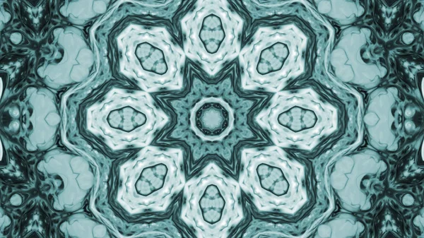 Soyut boya fırça mürekkep patlayabilir formanın düzgün kavramı simetrik desen süs dekoratif Kaleidoscope hareketi geometrik daire ve yıldız şekli