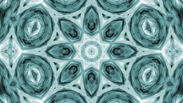 Soyut boya fırça mürekkep patlayabilir formanın düzgün kavramı simetrik desen süs dekoratif Kaleidoscope hareketi geometrik daire ve yıldız şekli