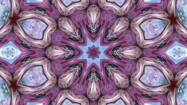 Soyut boya fırça mürekkep patlayabilir formanın düzgün kavramı simetrik desen süs dekoratif Kaleidoscope hareketi geometrik daire ve yıldız şekli