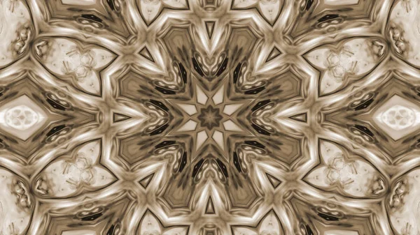 Soyut boya fırça mürekkep patlayabilir formanın düzgün kavramı simetrik desen süs dekoratif Kaleidoscope hareketi geometrik daire ve yıldız şekli