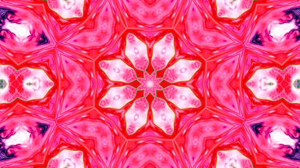 Soyut boya fırça mürekkep patlayabilir formanın düzgün kavramı simetrik desen süs dekoratif Kaleidoscope hareketi geometrik daire ve yıldız şekli