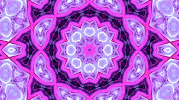 Soyut boya fırça mürekkep patlayabilir formanın düzgün kavramı simetrik desen süs dekoratif Kaleidoscope hareketi geometrik daire ve yıldız şekli