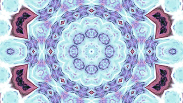 Soyut boya fırça mürekkep patlayabilir formanın düzgün kavramı simetrik desen süs dekoratif Kaleidoscope hareketi geometrik daire ve yıldız şekli