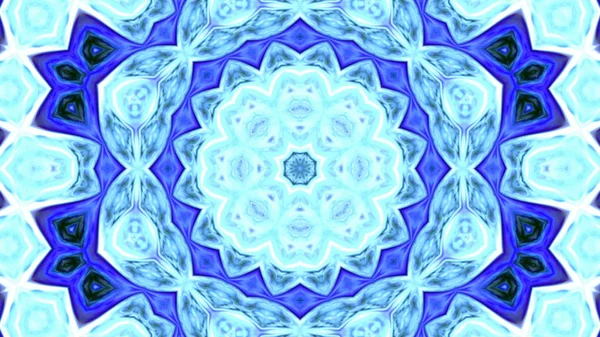 Soyut boya fırça mürekkep patlayabilir formanın düzgün kavramı simetrik desen süs dekoratif Kaleidoscope hareketi geometrik daire ve yıldız şekli