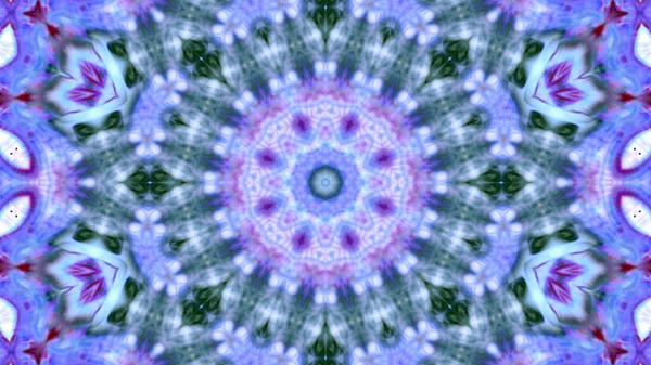 Soyut boya fırça mürekkep patlayabilir formanın düzgün kavramı simetrik desen süs dekoratif Kaleidoscope hareketi geometrik daire ve yıldız şekli