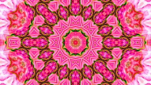 Soyut boya fırça mürekkep patlayabilir formanın düzgün kavramı simetrik desen süs dekoratif Kaleidoscope hareketi geometrik daire ve yıldız şekli