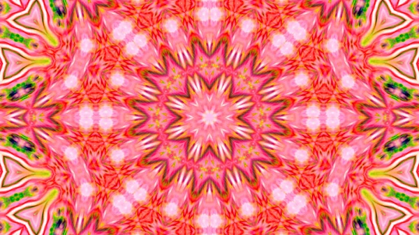 Soyut boya fırça mürekkep patlayabilir formanın düzgün kavramı simetrik desen süs dekoratif Kaleidoscope hareketi geometrik daire ve yıldız şekli