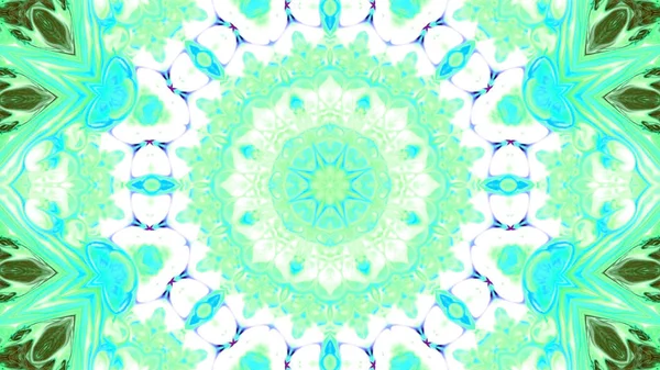 Soyut boya fırça mürekkep patlayabilir formanın düzgün kavramı simetrik desen süs dekoratif Kaleidoscope hareketi geometrik daire ve yıldız şekli