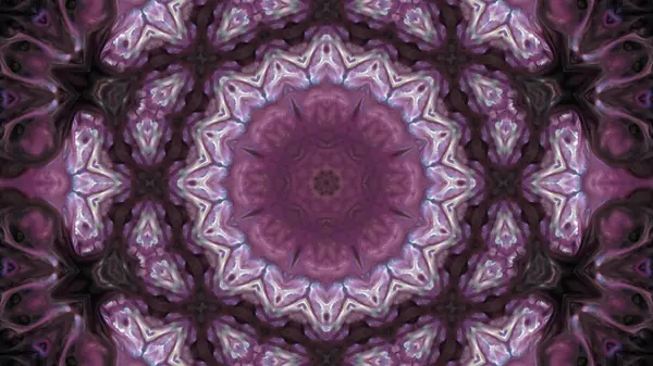 Soyut boya fırça mürekkep patlayabilir formanın düzgün kavramı simetrik desen süs dekoratif Kaleidoscope hareketi geometrik daire ve yıldız şekli