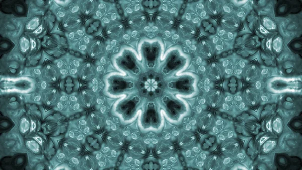 Soyut boya fırça mürekkep patlayabilir formanın düzgün kavramı simetrik desen süs dekoratif Kaleidoscope hareketi geometrik daire ve yıldız şekli