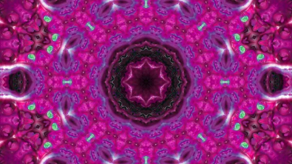 Soyut boya fırça mürekkep patlayabilir formanın düzgün kavramı simetrik desen süs dekoratif Kaleidoscope hareketi geometrik daire ve yıldız şekli