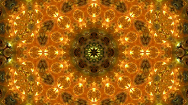 Soyut boya fırça mürekkep patlayabilir formanın düzgün kavramı simetrik desen süs dekoratif Kaleidoscope hareketi geometrik daire ve yıldız şekli