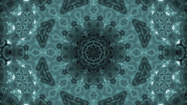 Soyut boya fırça mürekkep patlayabilir formanın düzgün kavramı simetrik desen süs dekoratif Kaleidoscope hareketi geometrik daire ve yıldız şekli