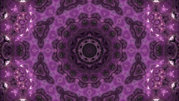 Soyut boya fırça mürekkep patlayabilir formanın düzgün kavramı simetrik desen süs dekoratif Kaleidoscope hareketi geometrik daire ve yıldız şekli