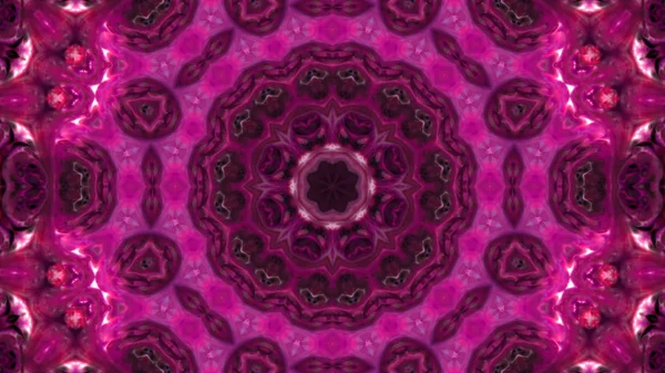 Soyut boya fırça mürekkep patlayabilir formanın düzgün kavramı simetrik desen süs dekoratif Kaleidoscope hareketi geometrik daire ve yıldız şekli