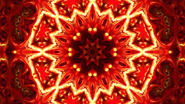 Soyut boya fırça mürekkep patlayabilir formanın düzgün kavramı simetrik desen süs dekoratif Kaleidoscope hareketi geometrik daire ve yıldız şekli