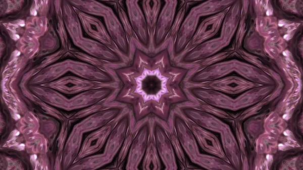 Soyut boya fırça mürekkep patlayabilir formanın düzgün kavramı simetrik desen süs dekoratif Kaleidoscope hareketi geometrik daire ve yıldız şekli