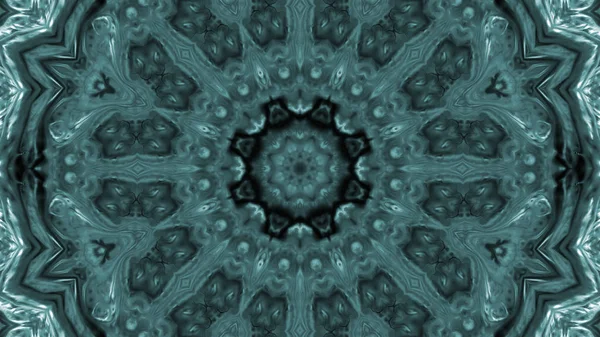 Soyut boya fırça mürekkep patlayabilir formanın düzgün kavramı simetrik desen süs dekoratif Kaleidoscope hareketi geometrik daire ve yıldız şekli