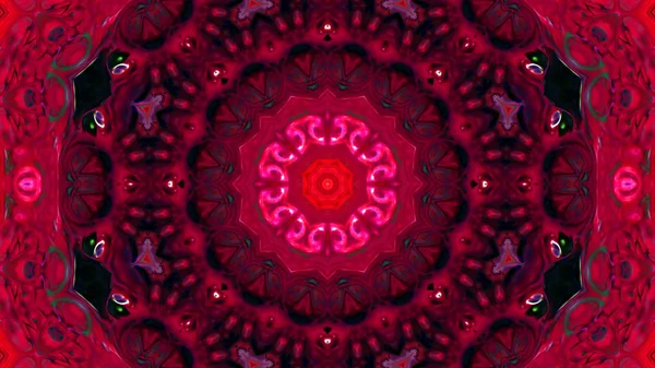 Soyut boya fırça mürekkep patlayabilir formanın düzgün kavramı simetrik desen süs dekoratif Kaleidoscope hareketi geometrik daire ve yıldız şekli