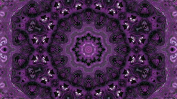 Soyut boya fırça mürekkep patlayabilir formanın düzgün kavramı simetrik desen süs dekoratif Kaleidoscope hareketi geometrik daire ve yıldız şekli