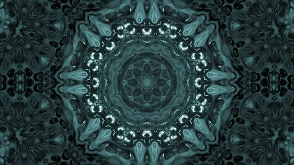 Soyut boya fırça mürekkep patlayabilir formanın düzgün kavramı simetrik desen süs dekoratif Kaleidoscope hareketi geometrik daire ve yıldız şekli