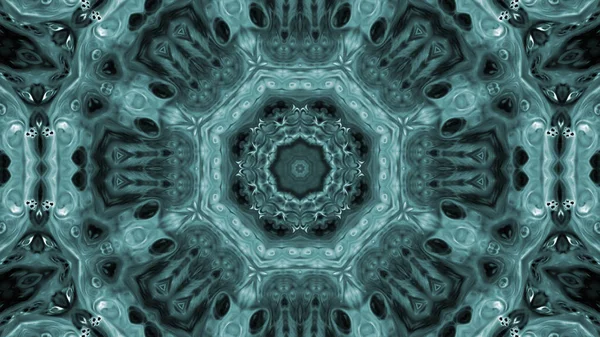 Soyut boya fırça mürekkep patlayabilir formanın düzgün kavramı simetrik desen süs dekoratif Kaleidoscope hareketi geometrik daire ve yıldız şekli