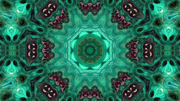 Soyut boya fırça mürekkep patlayabilir formanın düzgün kavramı simetrik desen süs dekoratif Kaleidoscope hareketi geometrik daire ve yıldız şekli