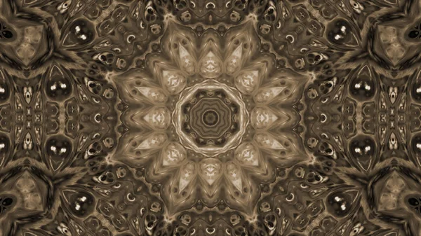 Soyut boya fırça mürekkep patlayabilir formanın düzgün kavramı simetrik desen süs dekoratif Kaleidoscope hareketi geometrik daire ve yıldız şekli