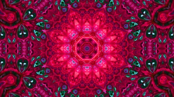 Soyut boya fırça mürekkep patlayabilir formanın düzgün kavramı simetrik desen süs dekoratif Kaleidoscope hareketi geometrik daire ve yıldız şekli