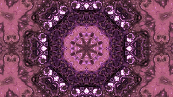 Soyut boya fırça mürekkep patlayabilir formanın düzgün kavramı simetrik desen süs dekoratif Kaleidoscope hareketi geometrik daire ve yıldız şekli