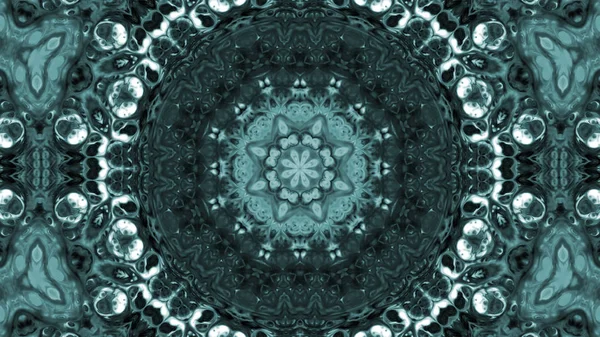 Soyut boya fırça mürekkep patlayabilir formanın düzgün kavramı simetrik desen süs dekoratif Kaleidoscope hareketi geometrik daire ve yıldız şekli