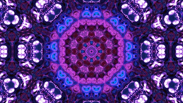 Soyut boya fırça mürekkep patlayabilir formanın düzgün kavramı simetrik desen süs dekoratif Kaleidoscope hareketi geometrik daire ve yıldız şekli