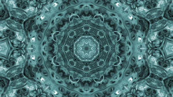 Soyut boya fırça mürekkep patlayabilir formanın düzgün kavramı simetrik desen süs dekoratif Kaleidoscope hareketi geometrik daire ve yıldız şekli