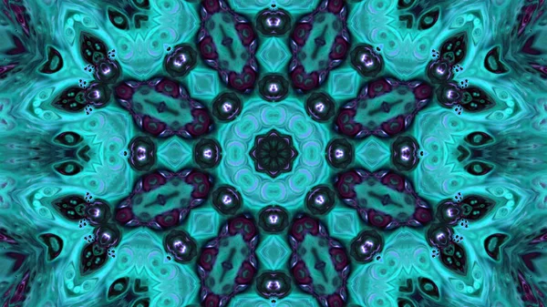 Soyut boya fırça mürekkep patlayabilir formanın düzgün kavramı simetrik desen süs dekoratif Kaleidoscope hareketi geometrik daire ve yıldız şekli