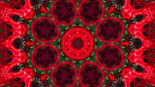 Soyut boya fırça mürekkep patlayabilir formanın düzgün kavramı simetrik desen süs dekoratif Kaleidoscope hareketi geometrik daire ve yıldız şekli