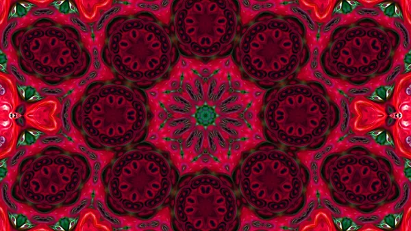 Soyut boya fırça mürekkep patlayabilir formanın düzgün kavramı simetrik desen süs dekoratif Kaleidoscope hareketi geometrik daire ve yıldız şekli